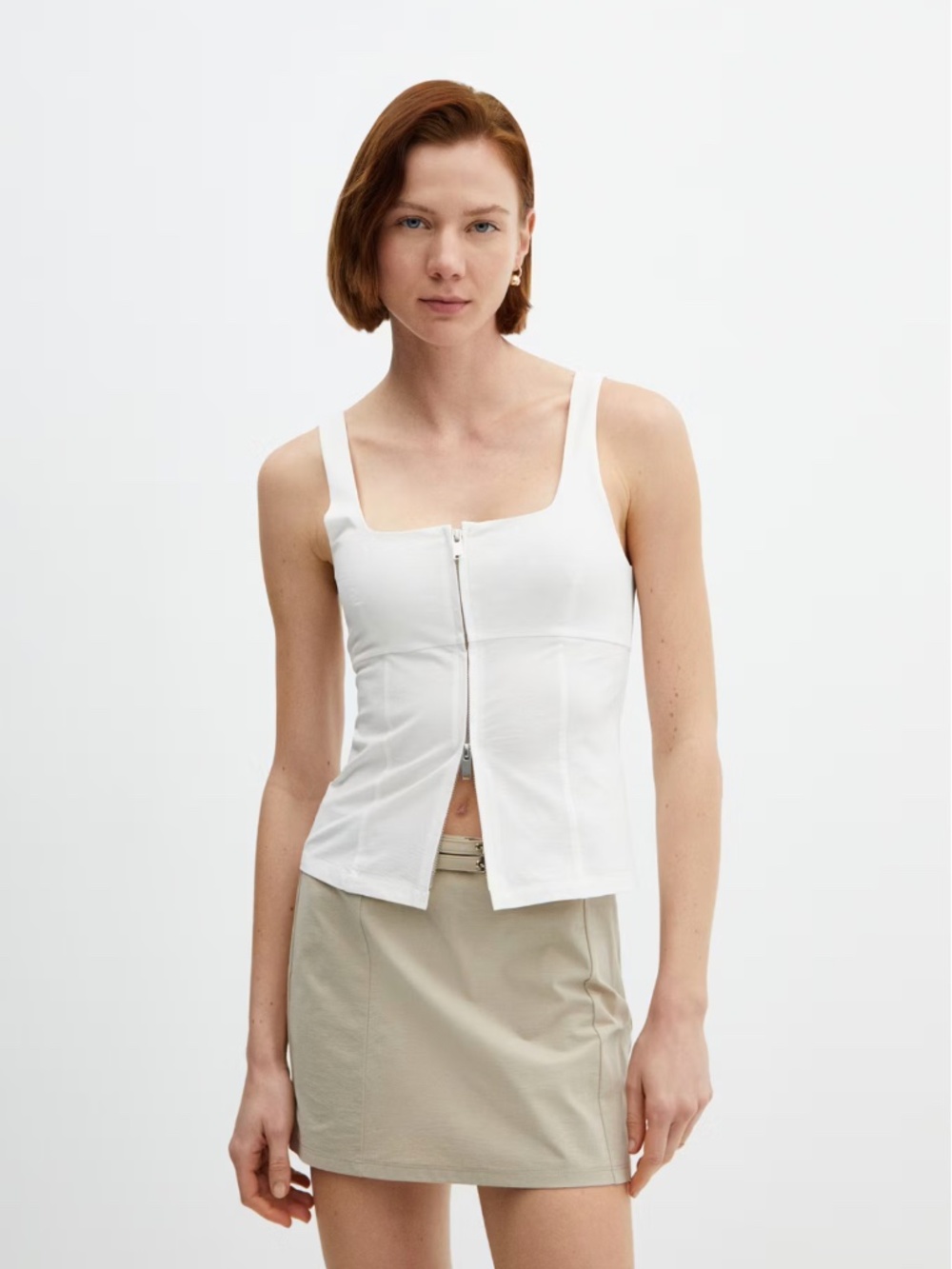 Mango Top with Straps and Zip